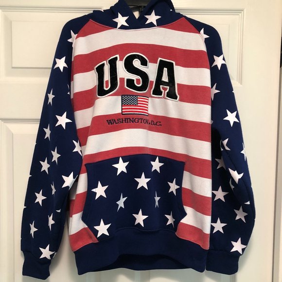 Other - Mens USA Sweatshirt Hoodie size Large